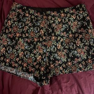 Floral forever 21 shorts